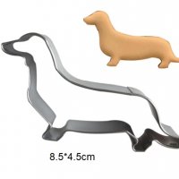 Куче Дакел метална форма резец украса бисквитки фондан, снимка 1 - Форми - 28253873
