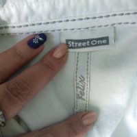 Памучна блуза тип риза с гарнирана яка "Street One"® Felix / голям размер , снимка 6 - Ризи - 33437394