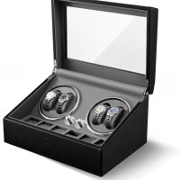 Нова Луксозна Кутия за навиване на Часовници WildFun - 4 Режима Идеален подарък, снимка 1 - Други - 43406592