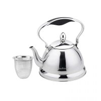 Луксозен чайник за чай с цедка, висококачесвен инокс, 1L, снимка 5 - Аксесоари за кухня - 44064453
