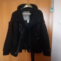Вълнено палто-яке Khujo A Genuine Brand, снимка 2 - Палта, манта - 32106373