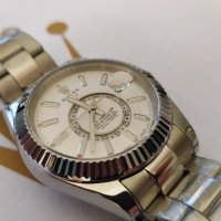 Мъжки часовник ROLEX SKY-DWELLER 42мм двойно часово време клас 5А+, снимка 4 - Мъжки - 28262427