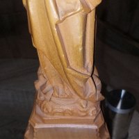 Дървена стауетка Богородица с Младенеца.Много запазена., снимка 2 - Антикварни и старинни предмети - 43339412