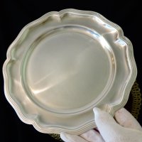 Френска чиния от калай,маркирана. , снимка 1 - Антикварни и старинни предмети - 36772733