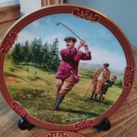 Royal Worcester Golfing  Декоративна чиния 30 лв.за бр. Доставка с еконт, снимка 2 - Колекции - 43757680