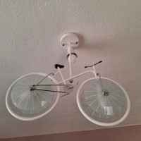 Висяща лампа колело , снимка 4 - Лампи за таван - 44080401