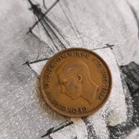 Монета - Великобритания - 1 пени | 1944г., снимка 2 - Нумизматика и бонистика - 43912598