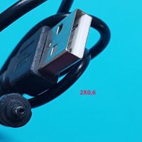 Захранващ кабел USB to 2.0*0.6mm Power Cable Connector, снимка 2 - USB кабели - 32492520