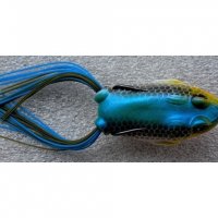 Силиконова жаба за риболов на щука - DANCER BLUE, снимка 1 - Такъми - 39808362