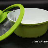 ТЕНДЖЕРА MAGICOOK 24 cm MK-7840G зелена, снимка 2 - Съдове за готвене - 43727372