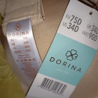 Dorina 75 D-Нов с етикет изчистен сутиен с твърди чашки с банел в телесен цвят , снимка 7 - Бельо - 40017123