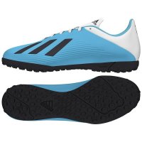 НАМАЛЕНИЕ!!!Футболни обувки стоножки ADIDAS X 19.4 Светло сини F35345 №40, снимка 6 - Маратонки - 34597636