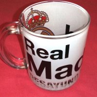 Чаша на Реал Мадрид REAL MADRID 100% BLANCO, снимка 2 - Фен артикули - 39809425