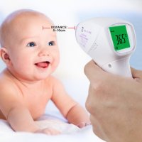 Безконтактен телесен термометър за деца и възрастни, снимка 2 - Медицинска апаратура - 33260213