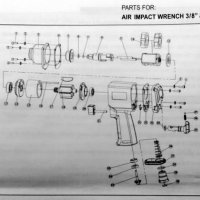 ПРОМОЦИЯ*** ПНЕВМАТИЧЕН ГАЙКОВЕРТ KRAFTWELLE -1/2" 800Nm , 119,98 лв, снимка 11 - Винтоверти - 27669363