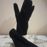Дамски ръкавици Текстил Черни , снимка 1 - Ръкавици - 43661825