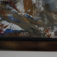 Картина от Марчо Ташакманов - Акт, маслени бои на шперплат 50 X 55 см, снимка 11 - Картини - 13220349