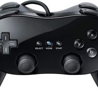Classic Pro Контролер - за Nintendo Wii - Черен, снимка 1 - Аксесоари - 43336363