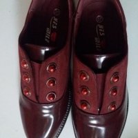 Нови дамски обувки бордо № 37, снимка 14 - Дамски ежедневни обувки - 26740117