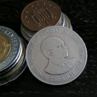 Монета - Кения - 1 шилинг | 1980г., снимка 2 - Нумизматика и бонистика - 32969189