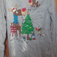 Коледни блузки - 134 размер, снимка 3 - Детски Блузи и туники - 38964759