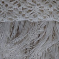 Красив и ефектен плетен шал-наметка, нов, много голям, снимка 2 - Шалове - 36981678