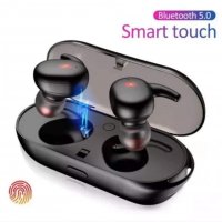 Безжични мощни  ВОДОУСТОЙЧИВИ Smart touch #Bluetooth 5 слушалки със зареждаща кутия, снимка 7 - Безжични слушалки - 39149477