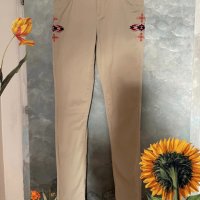Панталон с бродерии Mango, снимка 1 - Панталони - 32320216