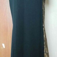 Официална дълга рокля - черно и златисто 🍀👗L,XL(44-46р-р)👗🍀, снимка 10 - Рокли - 35271577