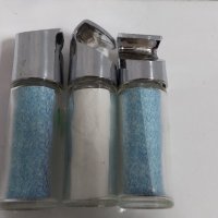  Стъклени шишенца за подправки, сол за закачване, снимка 3 - Аксесоари за кухня - 43593498