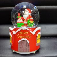 Коледно преспапие с Дядо Коледа, снимка 3 - Декорация за дома - 43195013