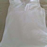 Бяла спортна блузка  - М,Л, снимка 2 - Тениски - 33221142