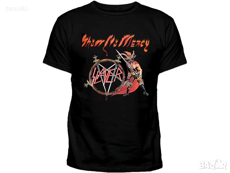 Метал Тениска  Slayer 4 модела всички размери , снимка 1