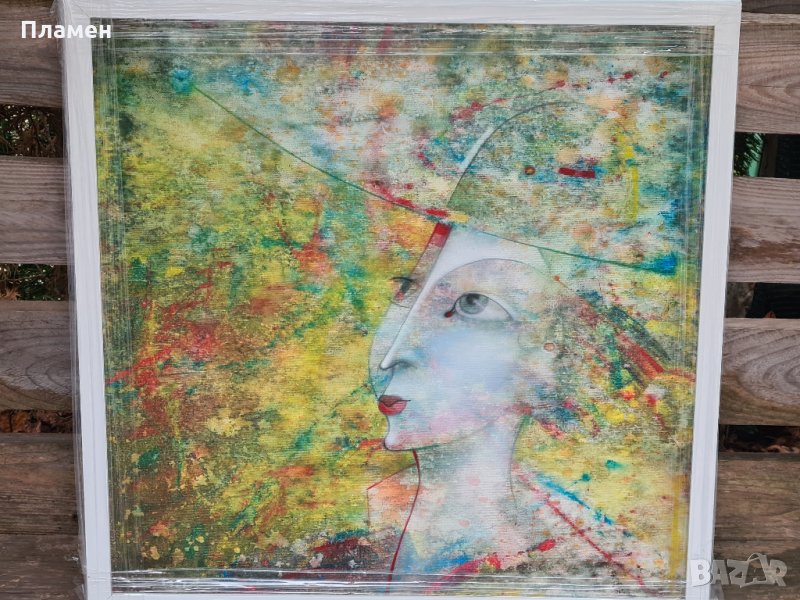 картина Мариян Вутев акрилни бои платно, снимка 1