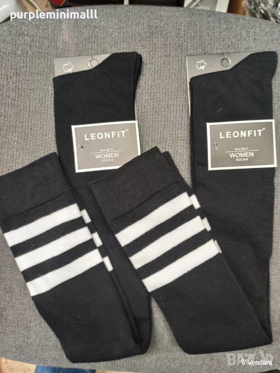 7/8 дамски чорапи памучни, снимка 1