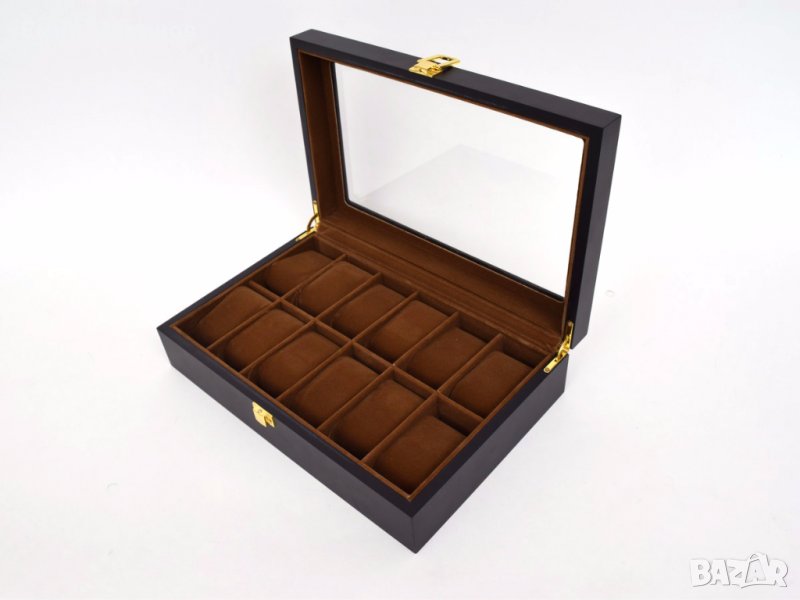 Кутия за часовник Кутия за часовници 12 броя Куфар за часовници, снимка 1