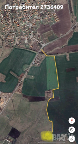 Земеделска земя с. Лъка 14 км от Бургас , снимка 1