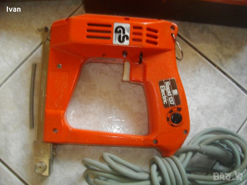 Rapid 137 Electric-Шведски Такер Електрически-Професионален-Отличен-Рапид, снимка 1