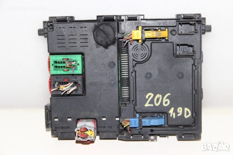BSI модул Peugeot 206 (1998-2009г.) 9626460880 / S105872300G BSI T1 B2 / S105872300 G, снимка 1
