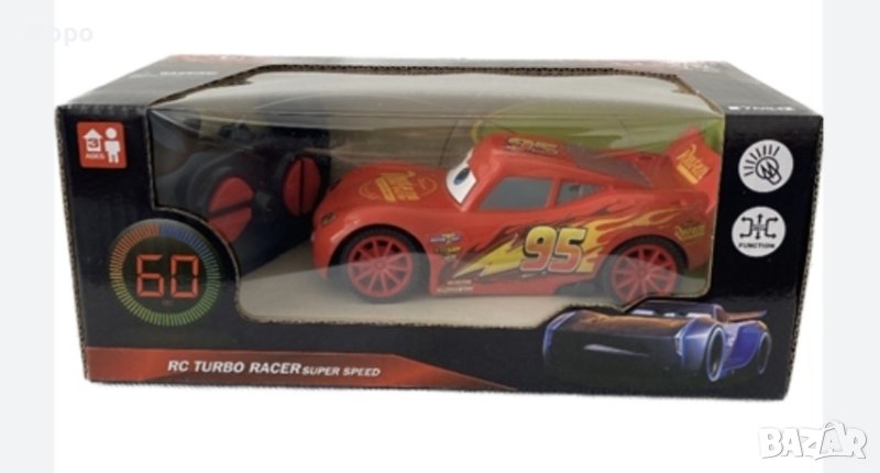 Детска играчка кола с дистанционно управление ,Макуин светкавицата с звук и светлина АХ-998, снимка 1