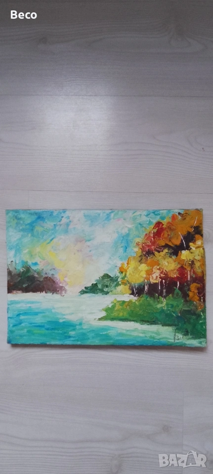 картина Морски пейзаж , снимка 1