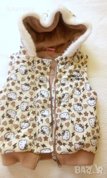 Топло елече Hello Kitty за 5-6 г., снимка 1