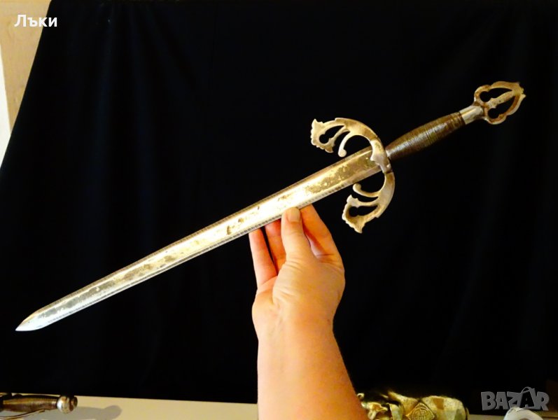 Старинен меч,кинжал,53 см. , снимка 1