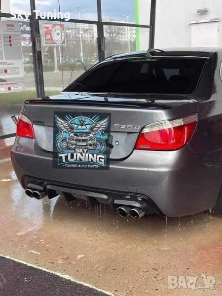Дифузьор / Добавка за задната броня Бмв Е60/61 Bmw e60/61 Diffuser, снимка 1