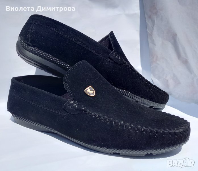 Стилни мъжки кадифени мокасини, Размер 39-45, снимка 1