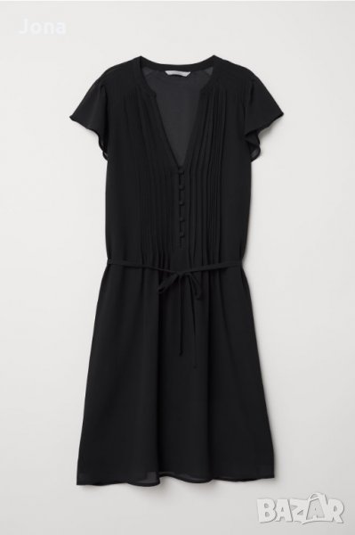 H&M елегантна черна рокля, снимка 1