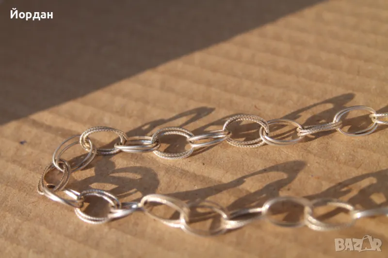 Сребърен ланец , снимка 1