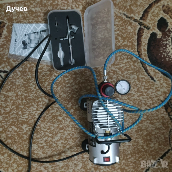 Аерограф +компресор, снимка 1