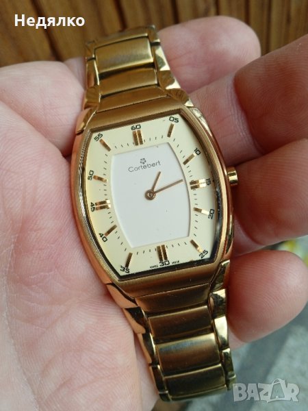 Швейцарски ръчен Cortebert,кварц, снимка 1
