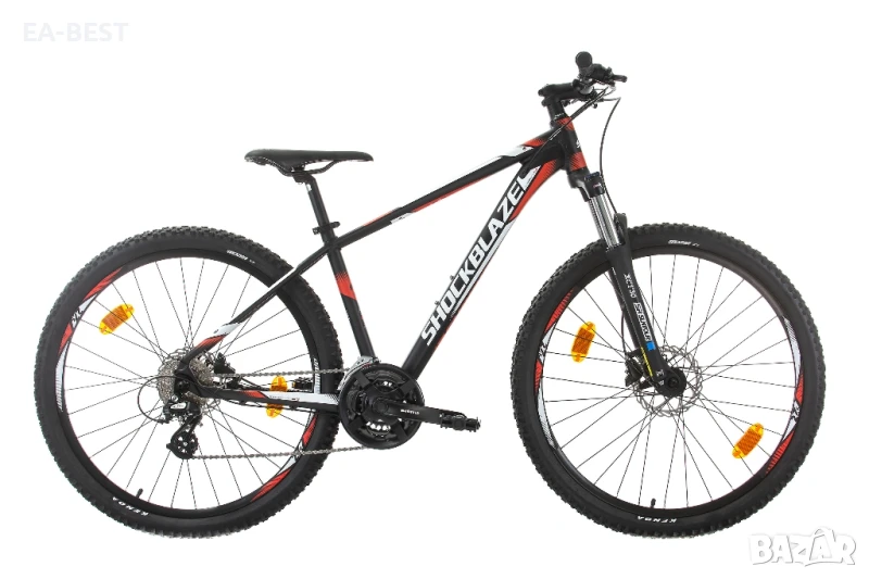Велосипед Shockblaze R2 27.5 410mm цвеят черно-червено  , снимка 1